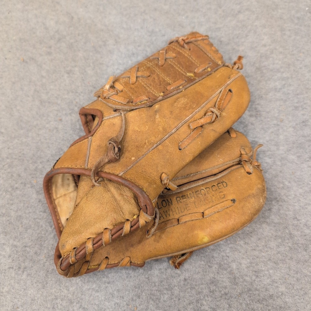 Diamond King S-204 Vintage Leather Baseball Glove Right Hand Throw Brown Japan - Picture 1 of 7